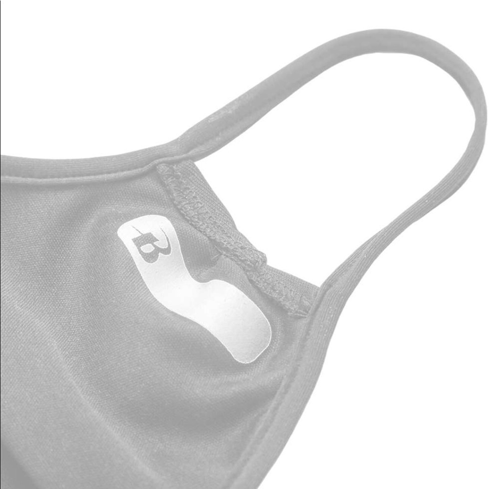 Silver Polyester Mask - Picture 2 of 2